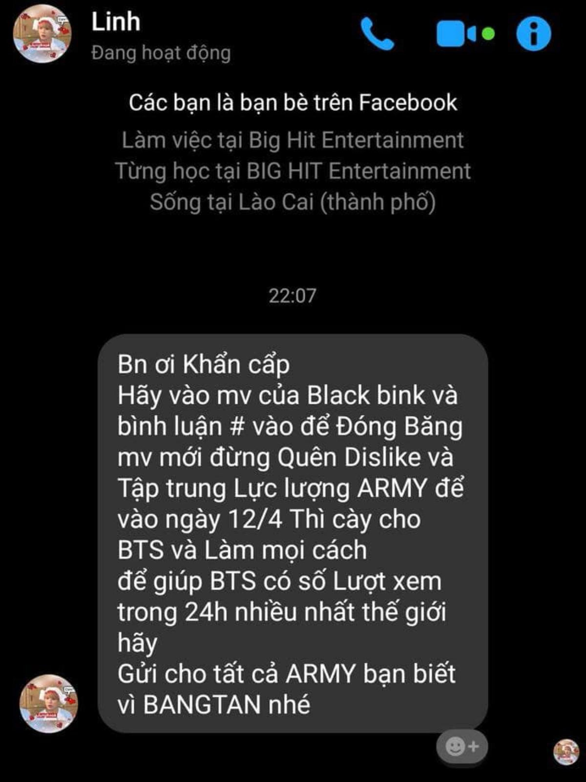 Xôn xao tin đồn fan BTS kêu gọi spam MV BlackPink, 'đóng băng' lượt view 'Kill This Love' Ảnh 1