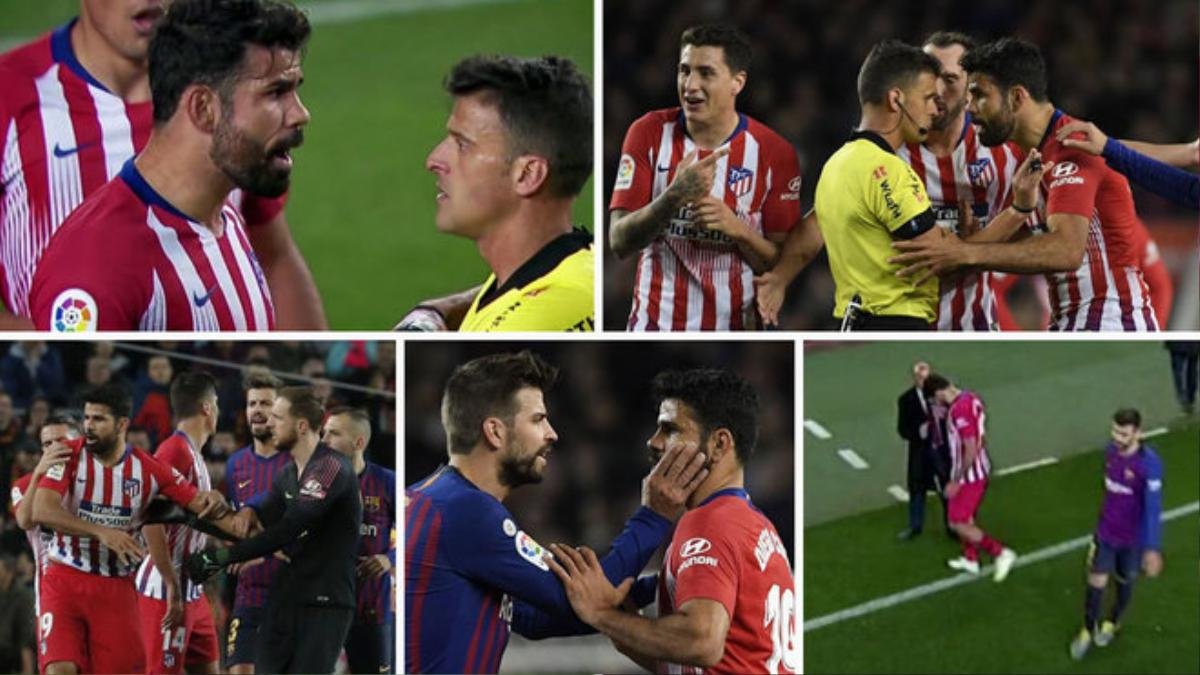 Sốc với hành động thoá mạ trong tài của Diego Costa Ảnh 2