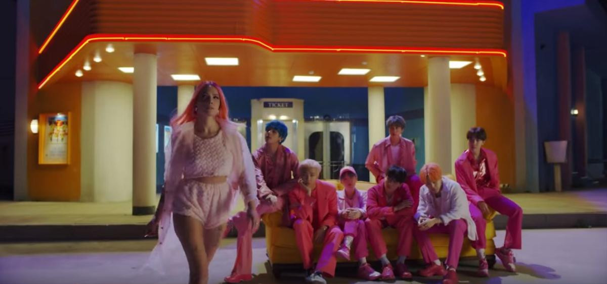 Hợp tác cùng Halsey nhưng BTS lại tự trù mình ế vé concert trong teaser 'Boy With Luv' Ảnh 4