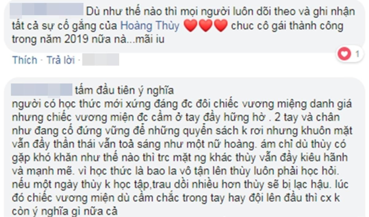 Hoàng Thùy tung ảnh vương miện cầm tay - sách đội đầu: Fan nhớ ngay ra phần ứng xử 'đỉnh' Ảnh 2