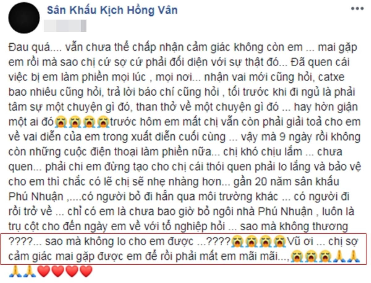 NSND Hồng Vân bất ngờ 'sợ' gặp lại khi Anh Vũ về đến quê nhà: Nghẹn đắng khi biết lý do! Ảnh 1