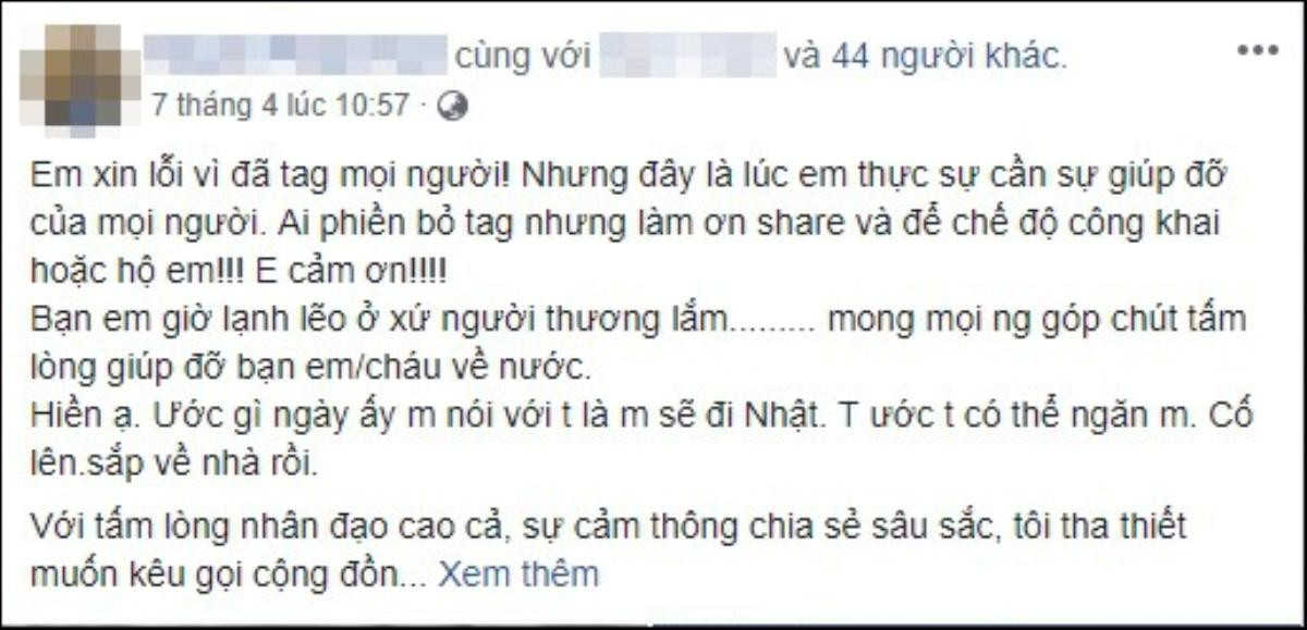 Cô gái người Việt tử vong trong thời gian lao động tại Nhật Bản Ảnh 2