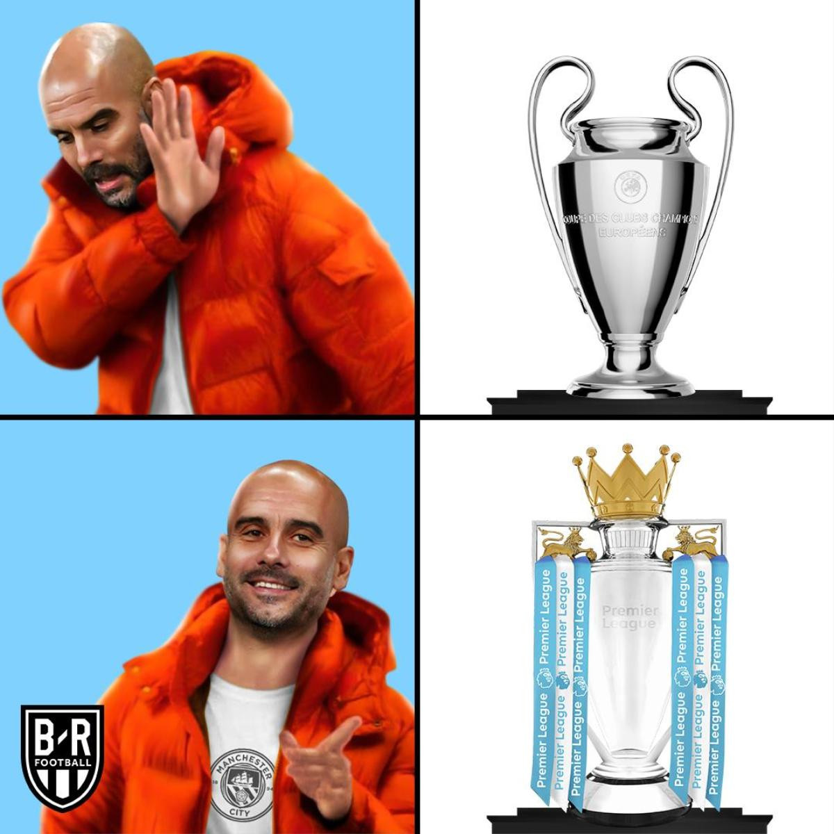 Cư dân mạng chế ảnh HLV Pep Guardiola chê Champions League Ảnh 2