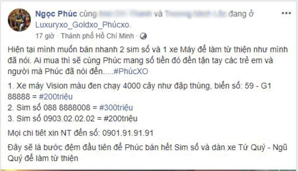 Sau khi bị bắt, Facebook chính chủ của Phúc XO đã biến mất hoàn toàn Ảnh 2