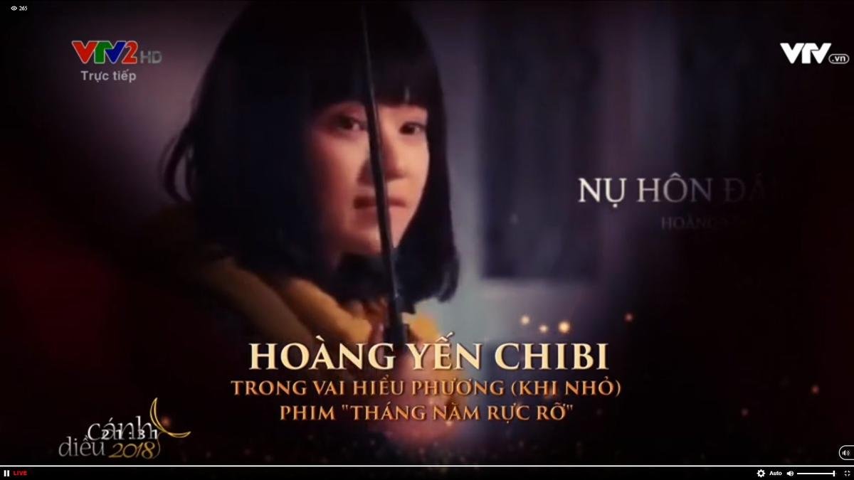 Cánh diều vàng 2018: Hoàng Yến Chibi òa khóc cảm ơn Mẹ, hạnh phúc khi được 'Hiểu Phương' lớn Hồng Ánh trao giải Nữ chính xuất sắc Ảnh 3