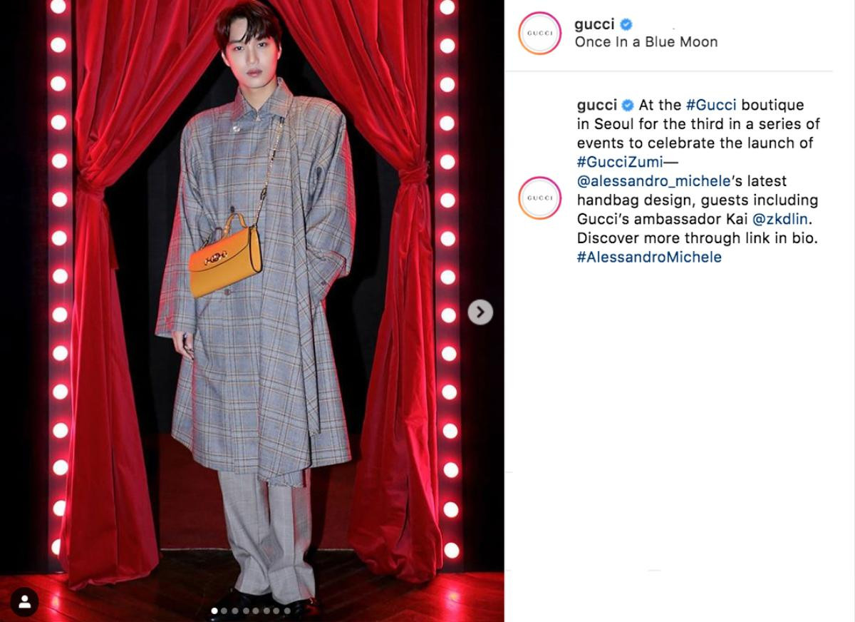 Sehun nhận quà 'khủng' từ fan, Kai trở thành thuật ngữ của thương hiệu thời trang lớn Gucci Ảnh 9