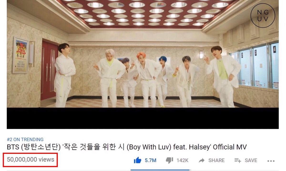 Sau đúng 24 giờ, 'Boy With Luv' của BTS đã 'chạm' được tới những con số nào? Ảnh 1