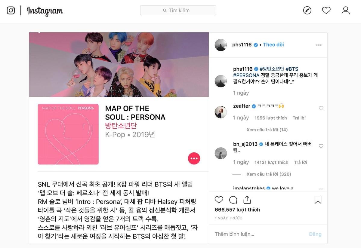 Loạt sao Hàn phát cuồng, chia sẻ điên đảo ca khúc mới 'Boy With Luv' của BTS Ảnh 4