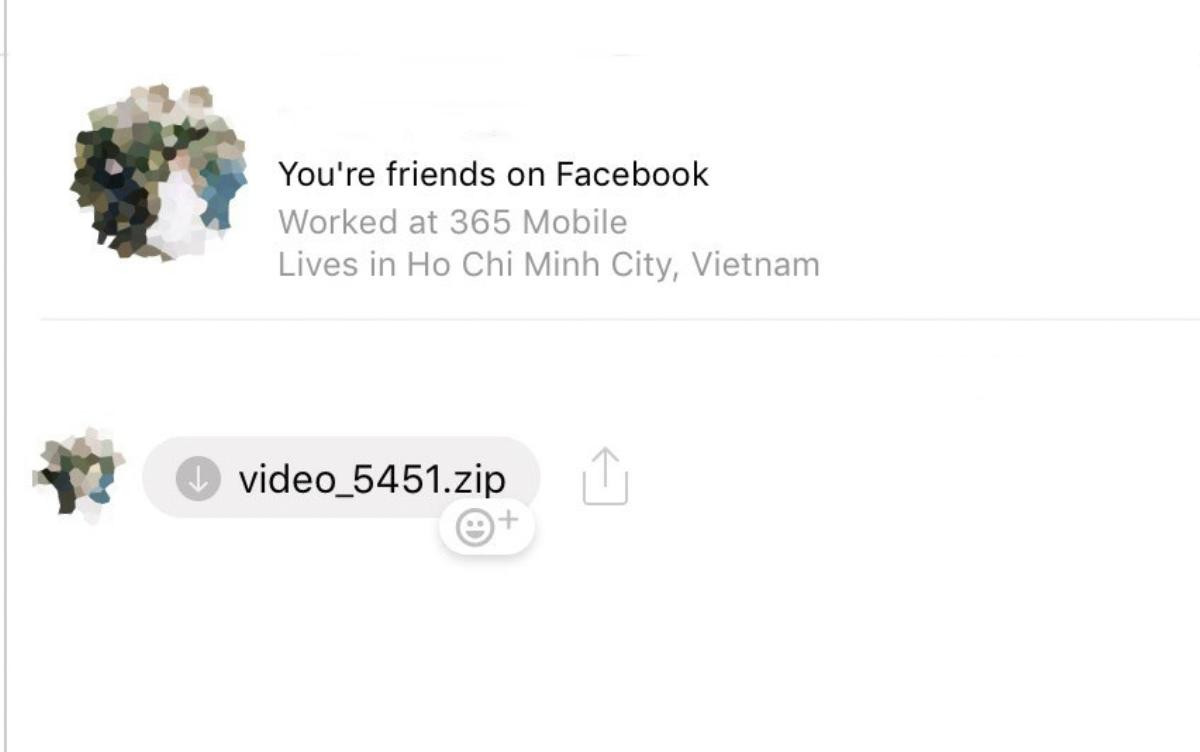 Lợi dụng người dùng Facebook đang xôn xao với vụ clip nóng, hacker nhanh chóng phát tán mã độc nguy hiểm qua Messenger Ảnh 1