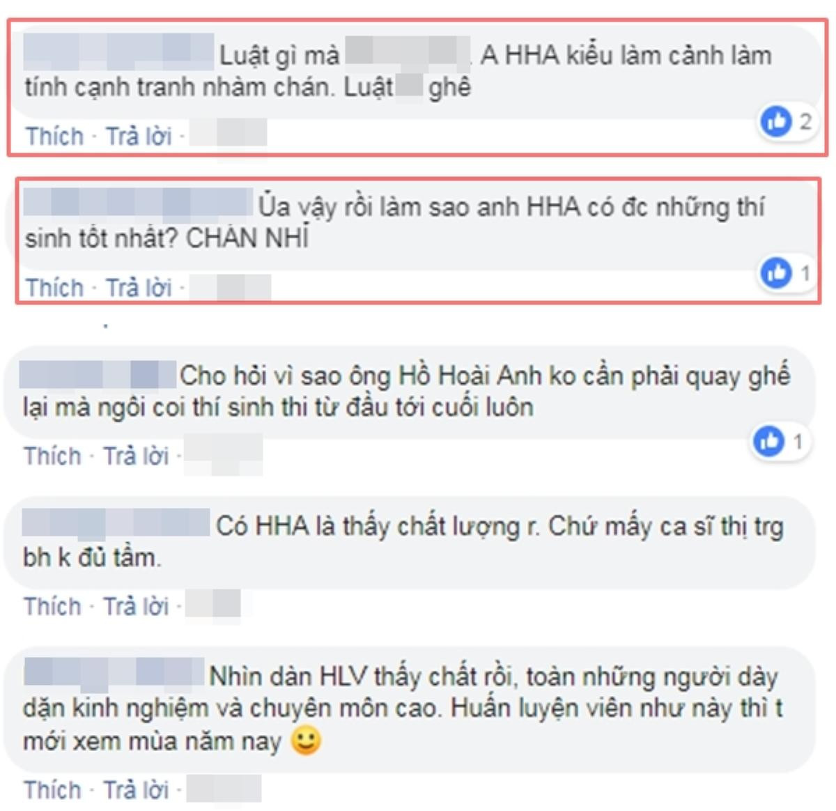 Fan Giọng hát Việt lo sốt vó cho HLV Hồ Hoài Anh: 'Thiệt thòi thế sao chọn được quán quân?' Ảnh 2