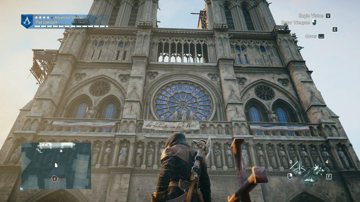 Tựa game Assassin's Creed: Unity bất ngờ được tặng miễn phí để mọi người có thể chiêm ngưỡng Nhà thờ Đức Bà Paris Ảnh 3