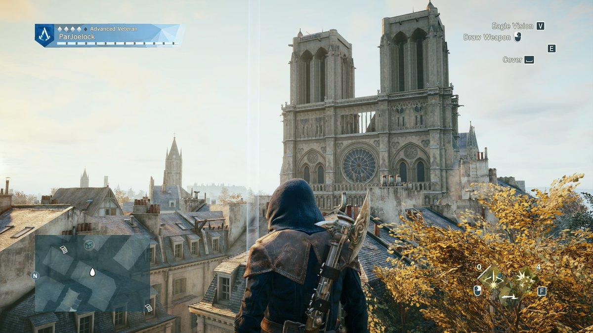 Tựa game Assassin's Creed: Unity bất ngờ được tặng miễn phí để mọi người có thể chiêm ngưỡng Nhà thờ Đức Bà Paris Ảnh 8