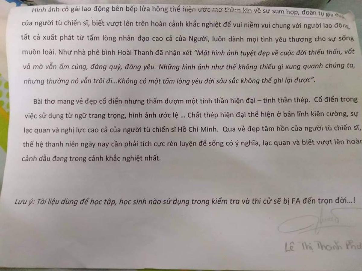 Không cần 'đao to búa lớn', cô giáo buông nhẹ một câu cuối đề kiểm tra khiến học sinh sợ xanh mặt, không dám quay cóp bài Ảnh 3