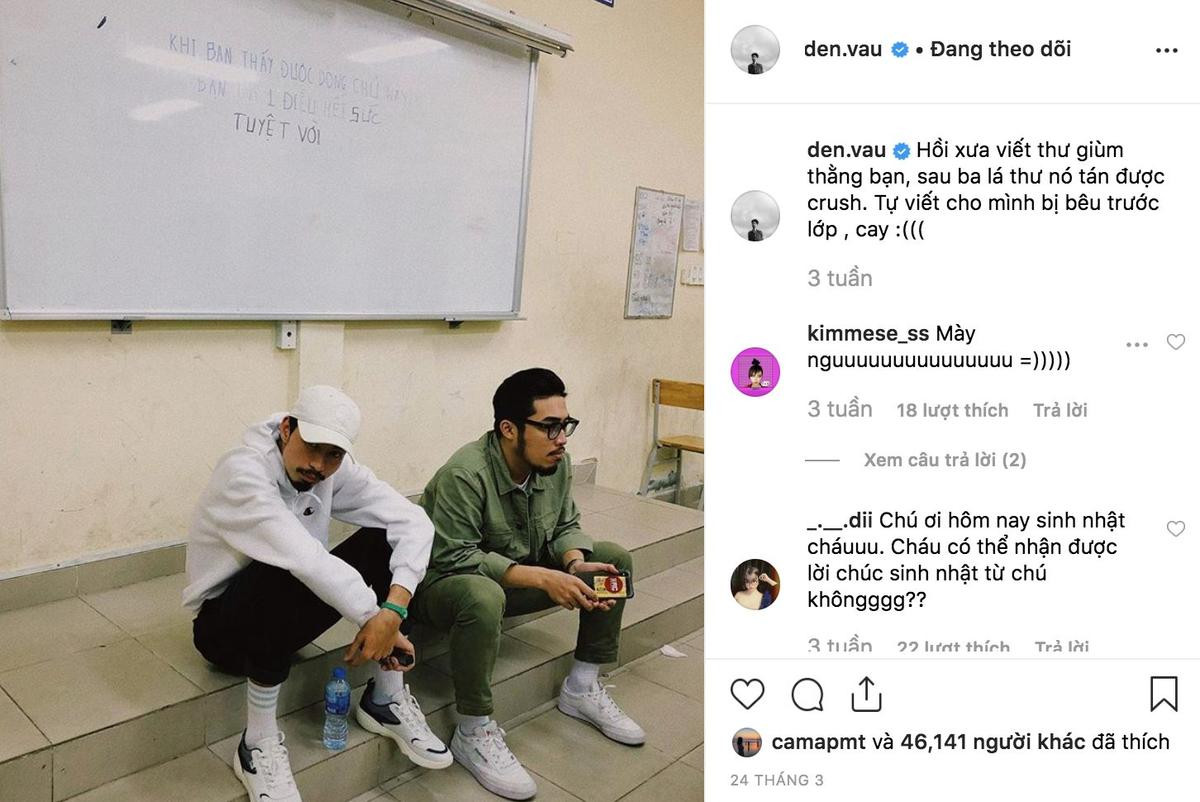 Có ai dùng Instagram như Đen Vâu, hết khoe 'giống lúa mới' lại đăng tìm mua… áo thun Ảnh 4