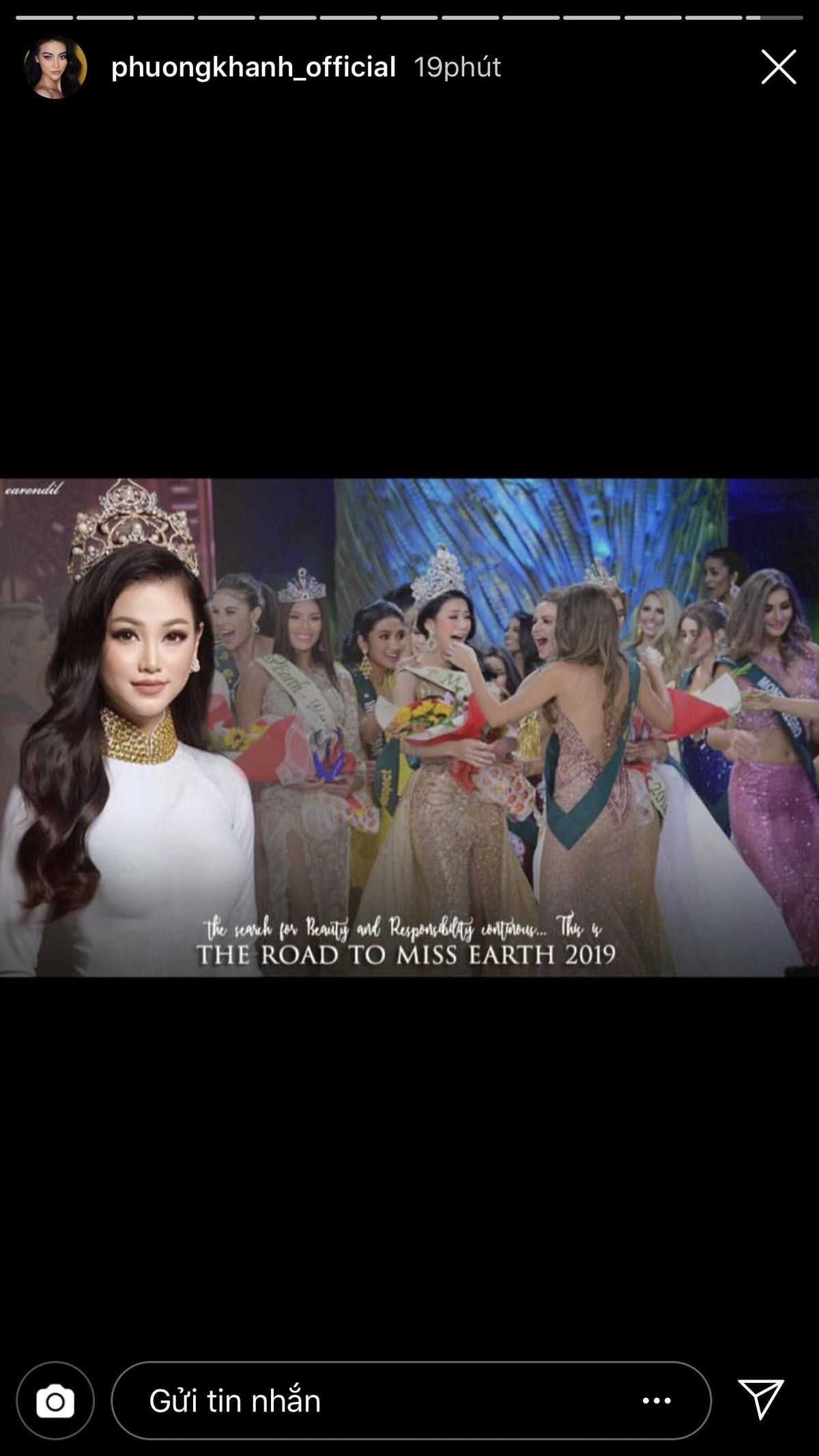 Miss Earth 2019 bắt đầu sớm, Phương Khánh 'ngậm ngùi' kết thúc nhiệm kì sớm hơn dự kiến? Ảnh 1