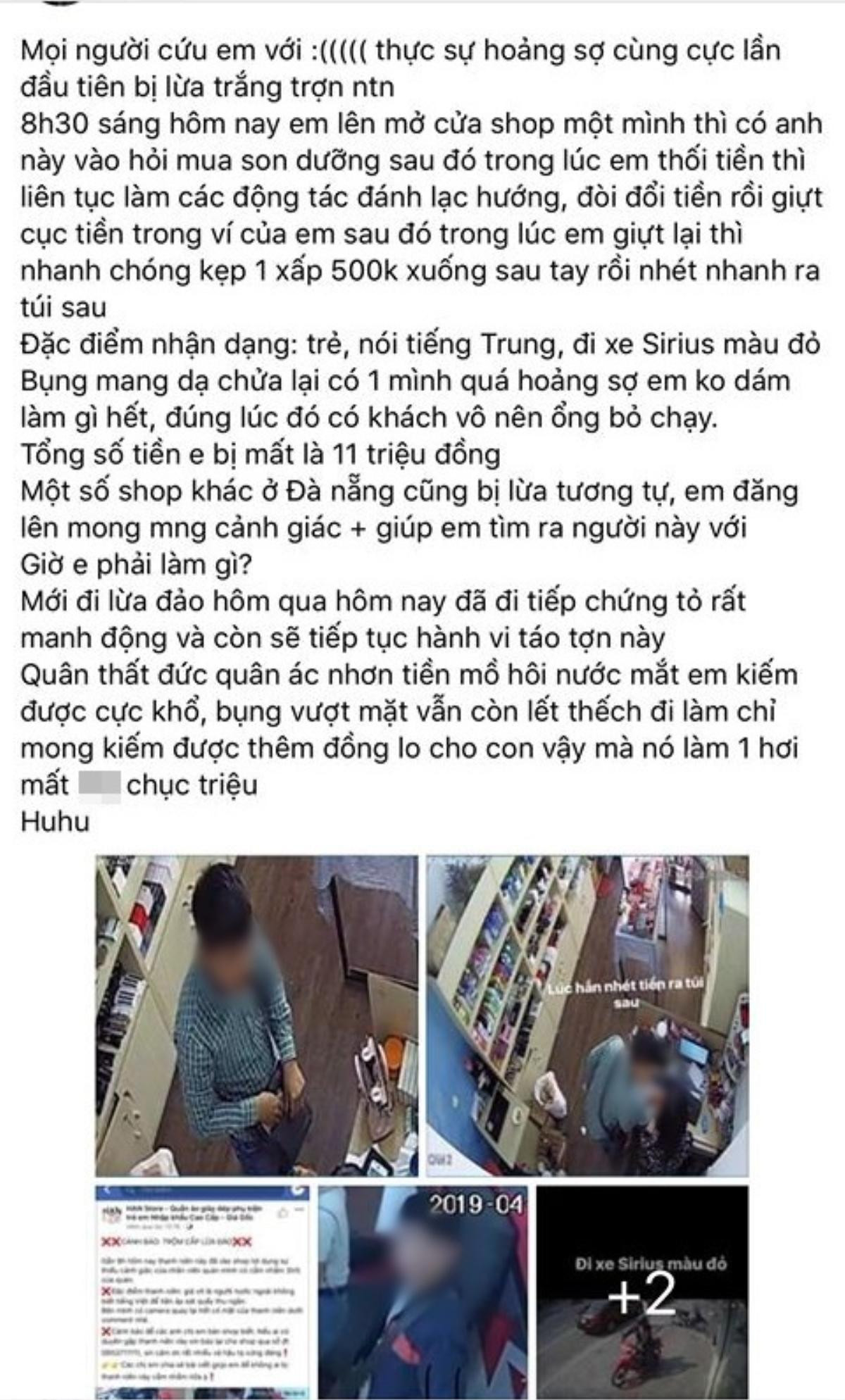 Phẫn nộ clip thanh niên nói tiếng Trung Quốc liên tiếp ăn trộm tiền tại các cửa hàng ở Đà Nẵng Ảnh 3