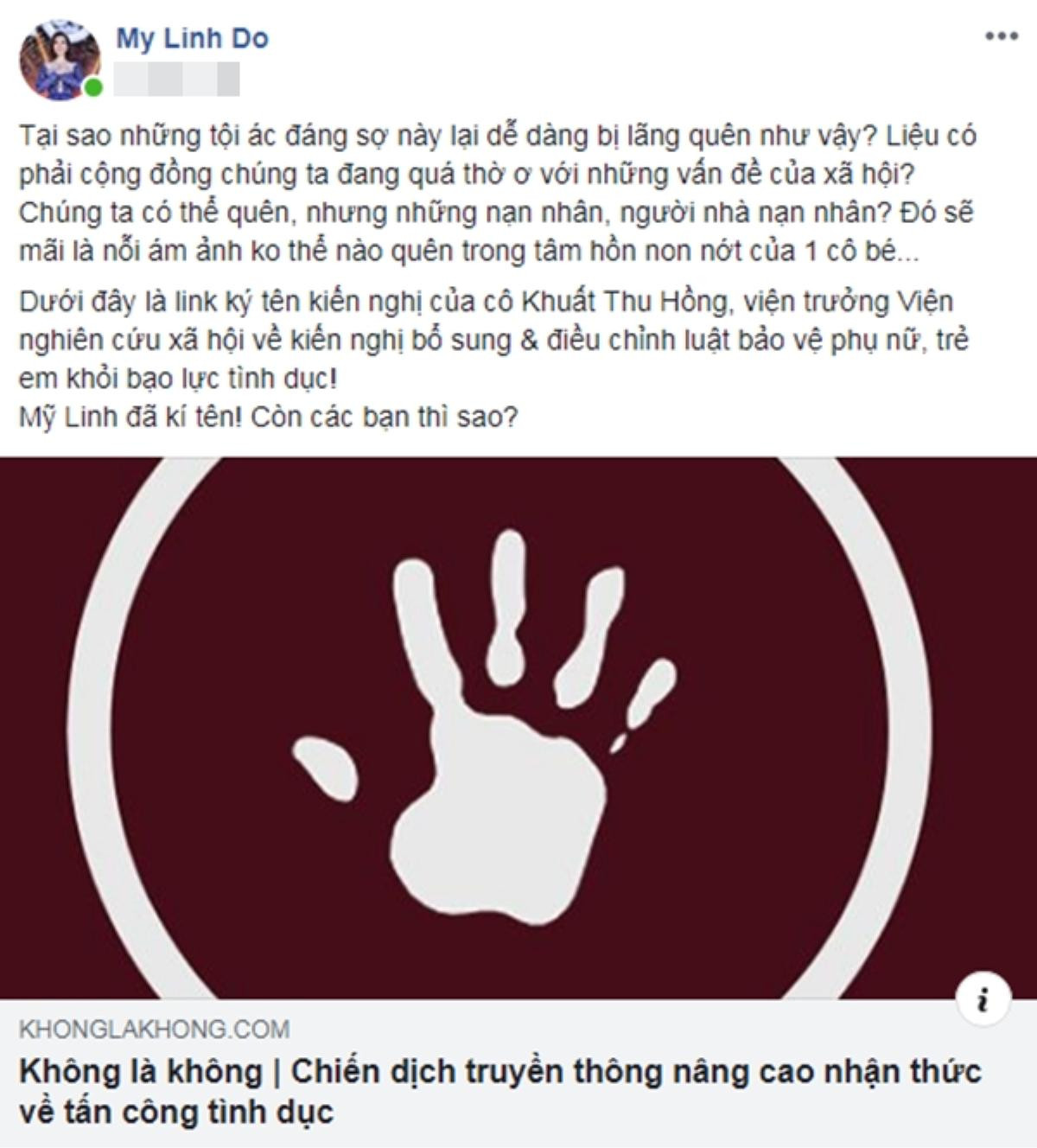 H'Hen Niê, Hoàng Thùy, Đỗ Mỹ Linh lên tiếng về tội ác xâm hại trẻ em: Phải trừng trị! Ảnh 5