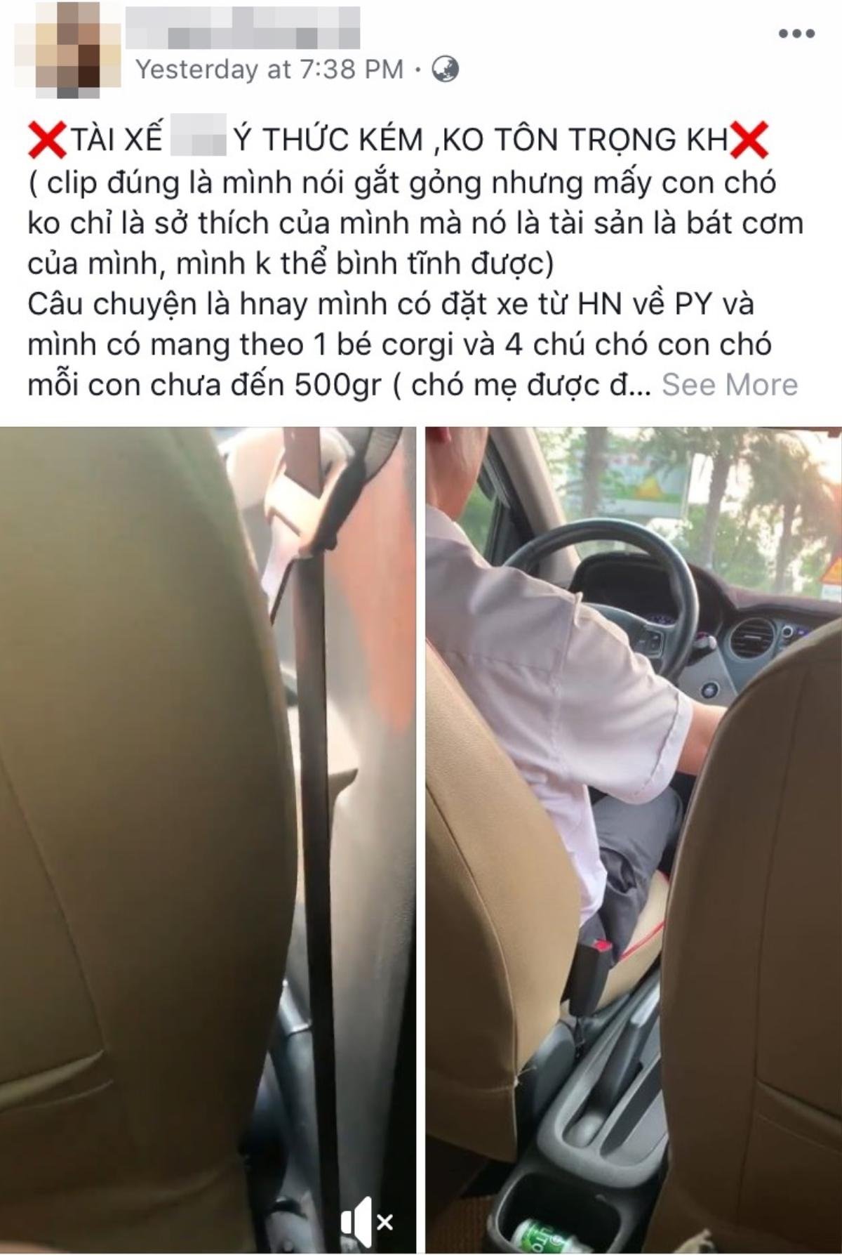 Chê chó cảnh hôi, tài xế taxi tự ý đổi xe khiến nữ hành khách bức xúc: 'Chó của em toàn chó đắt tiền, vài chục triệu một con' Ảnh 1