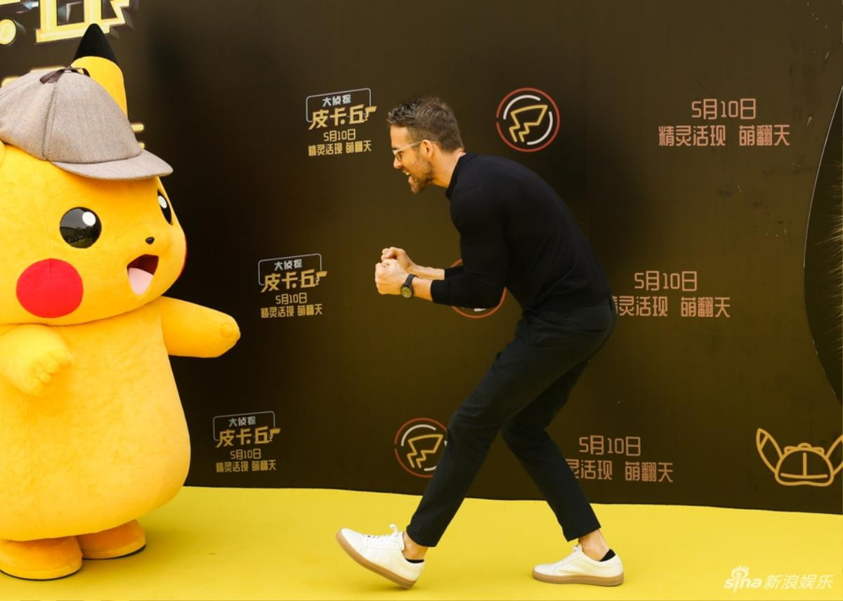 Ryan Reynolds xuất hiện trong buổi họp báo 'Pokémon: Thám tử Pikachu' tại Bắc Kinh Ảnh 2