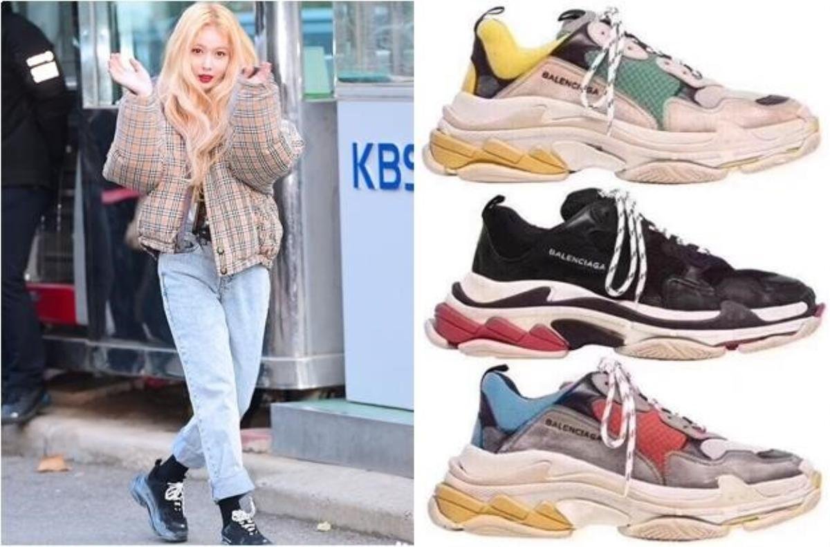 Thân hình liễu yếu đào tơ nhưng Hyuna vẫn nghiền nặng mốt sneaker béo phì Ảnh 6