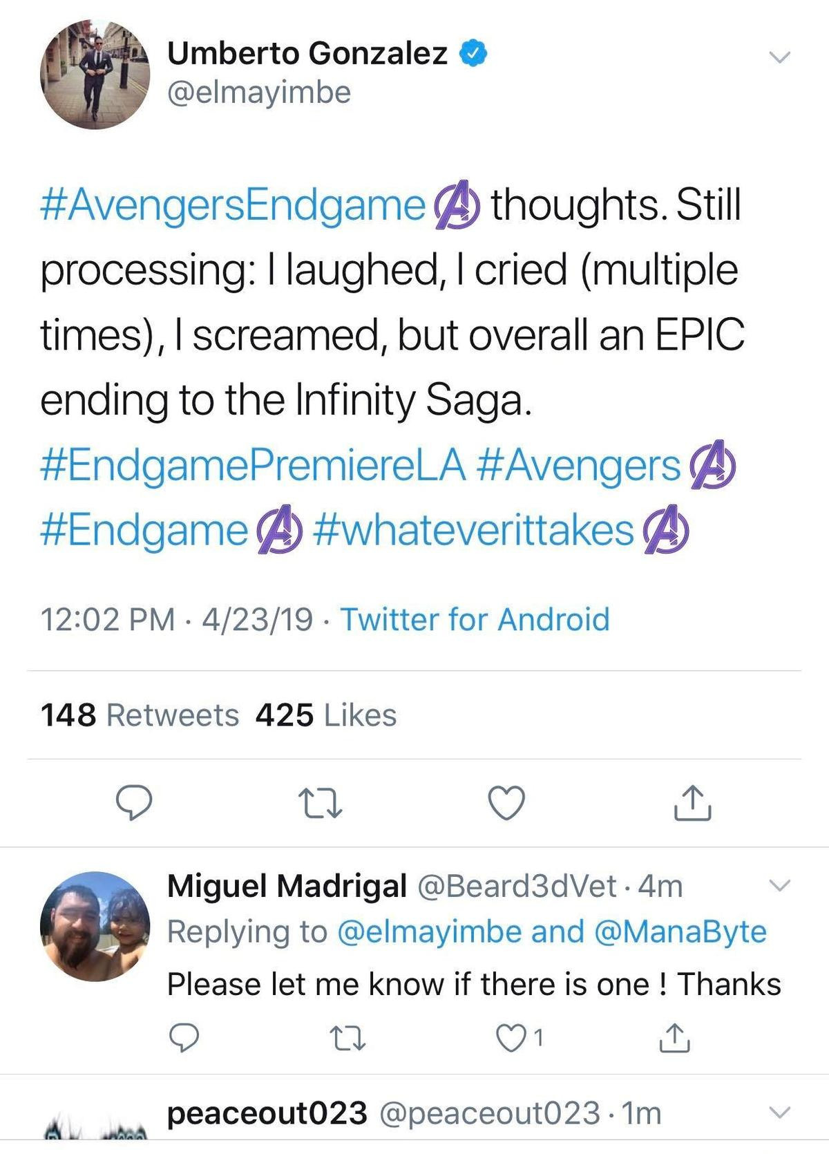 Phản ứng của những khán giả đầu tiên xem 'Avengers: Endgame': Thiên anh hùng ca, khóc cười liên tục và đầy ắp fan-service Ảnh 18