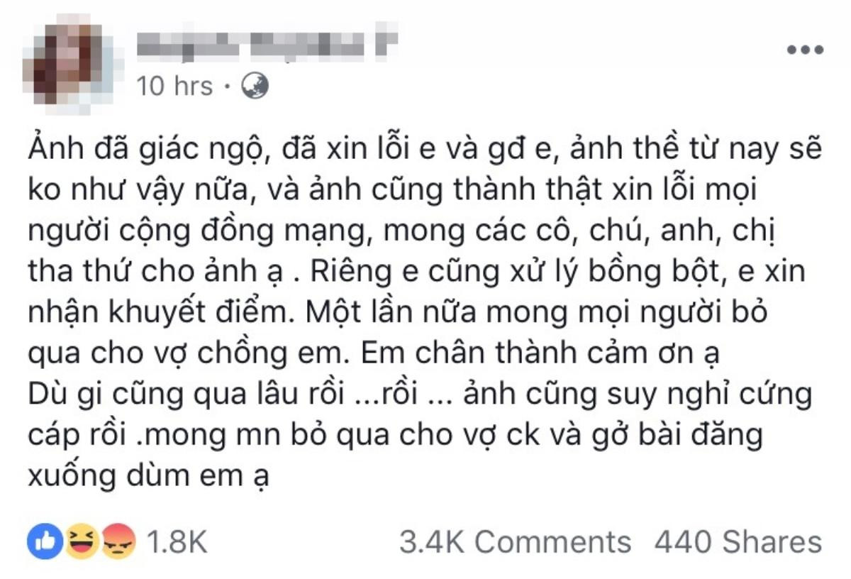 Mặc chồng đòi đánh chết con vì mang bầu bé gái, người vợ lên tiếng bênh vực: ‘Ảnh đã giác ngộ, xin mọi người bỏ qua…’ Ảnh 4