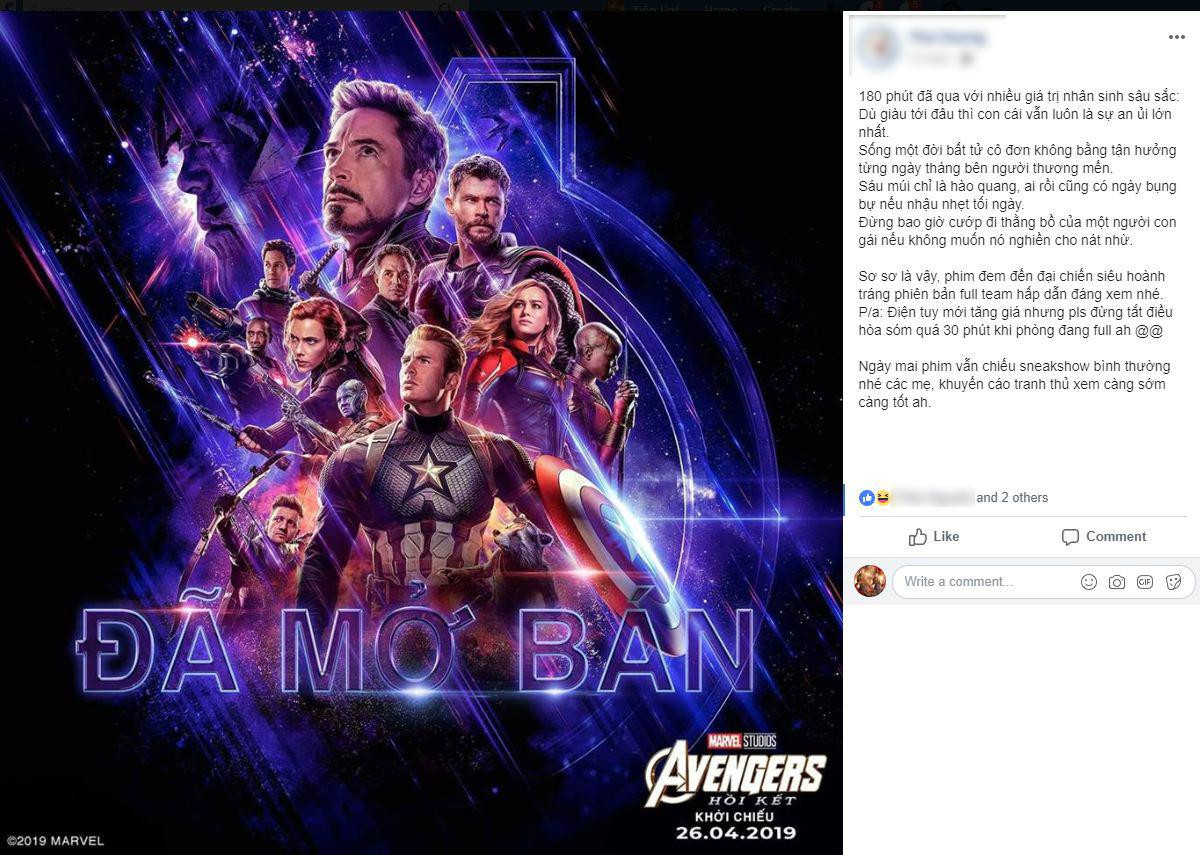 Nhận xét không spoil của những khán giả Việt xem 'Avengers: Endgame' đầu tiên: Xuất thần, đỉnh cao, chết lặng và bi tráng Ảnh 4