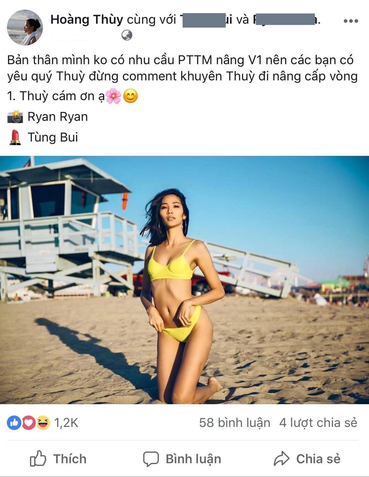 Vòng 1 từ 'quýt hóa bưởi', rộ tin đồn Hoàng Thùy nâng ngực để thi Miss Universe 2019 Ảnh 4