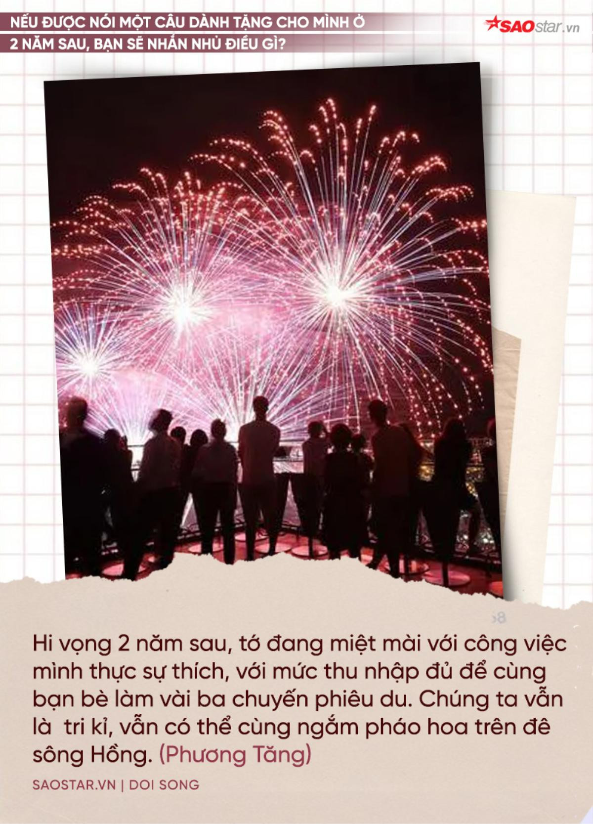 Này bạn trẻ, nếu được nói một câu dành tặng cho mình 2 năm sau, bạn sẽ nói gì? Ảnh 4