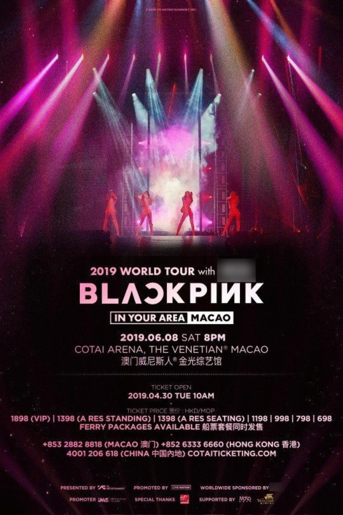 World tour của BlackPink bất ngờ 'dừng chân' tại Macao, các 'cô gái vàng' nhà YG lăm le quay trở lại Châu Á? Ảnh 1