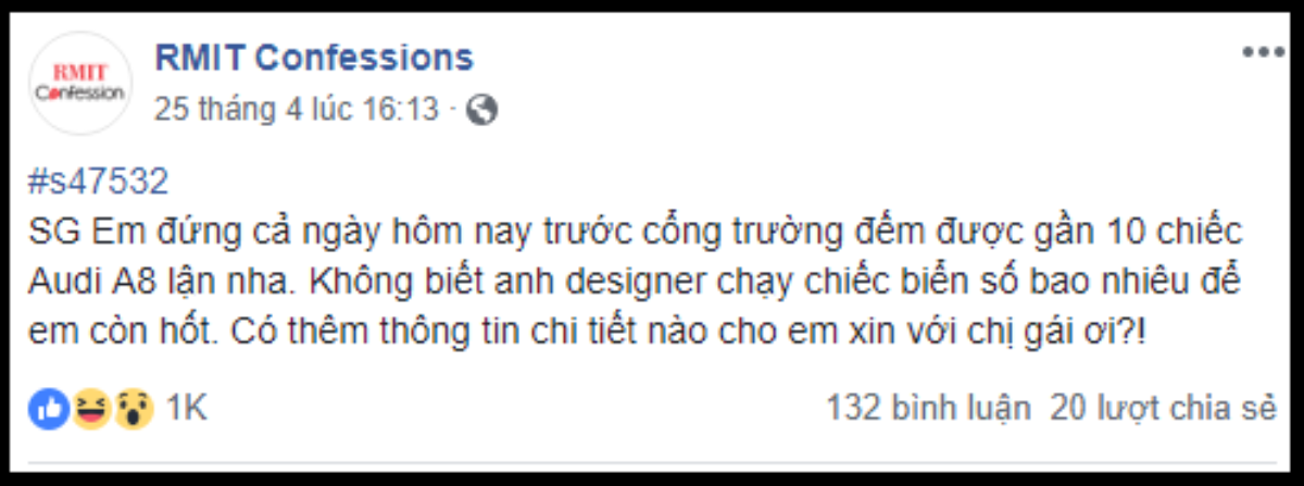 'Con Rolls Royce nhà em hơi dài, RMIT có chỗ đậu xe không ạ?' - câu hỏi khiến cộng đồng sinh viên RMIT dậy sóng Ảnh 8