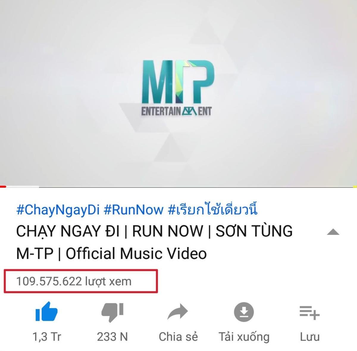 Tin vui dành cho cộng đồng Sky: Kênh youtube chính thức Sơn Tùng M-TP chào đón… lượt xem thứ 1 tỷ Ảnh 5