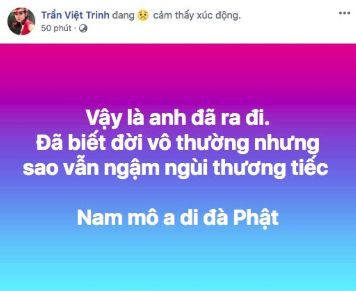 Nghệ sĩ Việt tiếc thương với sự ra đi của nghệ sĩ Lê Bình Ảnh 7