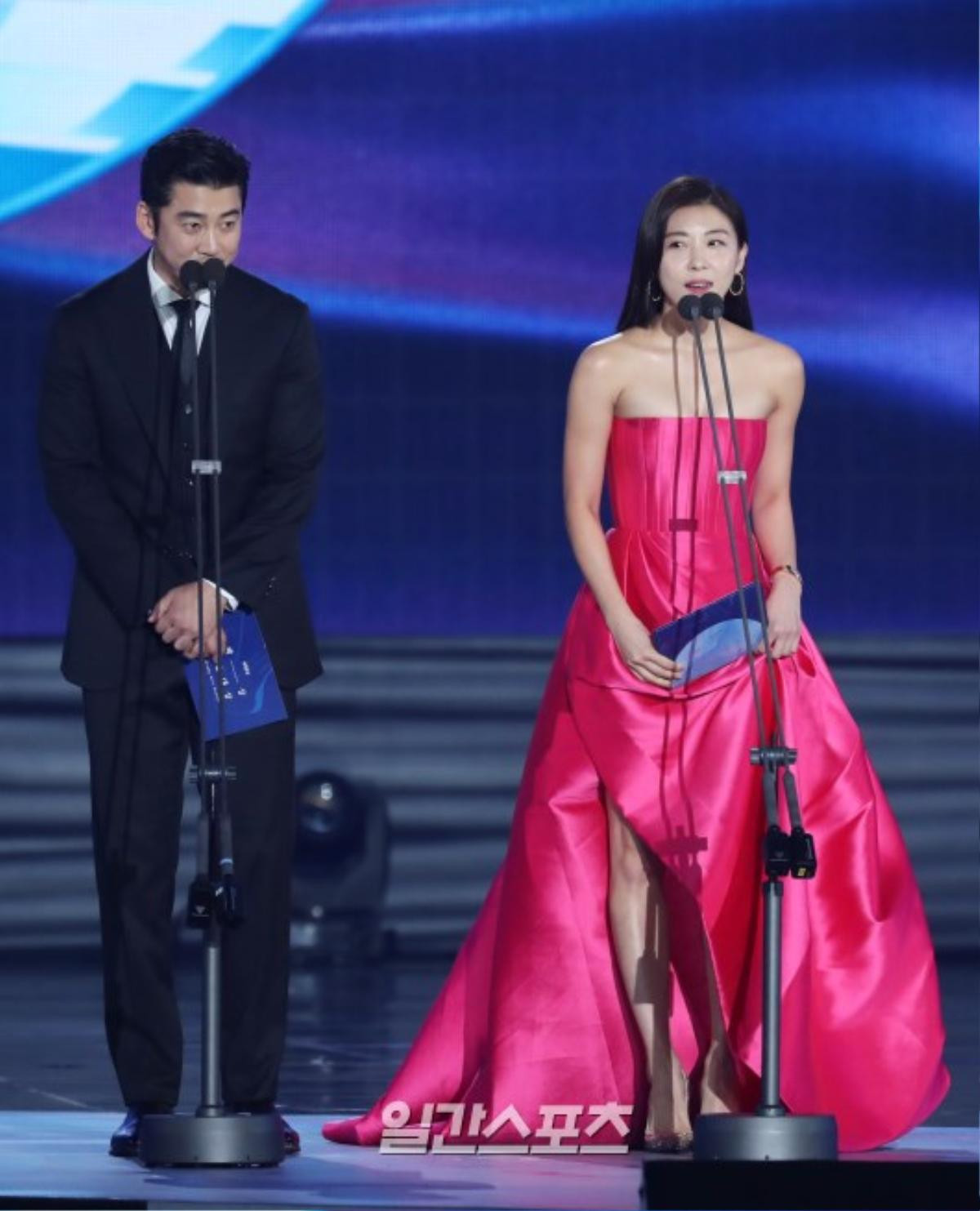 Sân khấu 'Baeksang 2019': Ha Ji Won khoe vòng 1 khủng, Ong Seong Woo - Park Hyung Sik bảnh trai Ảnh 3