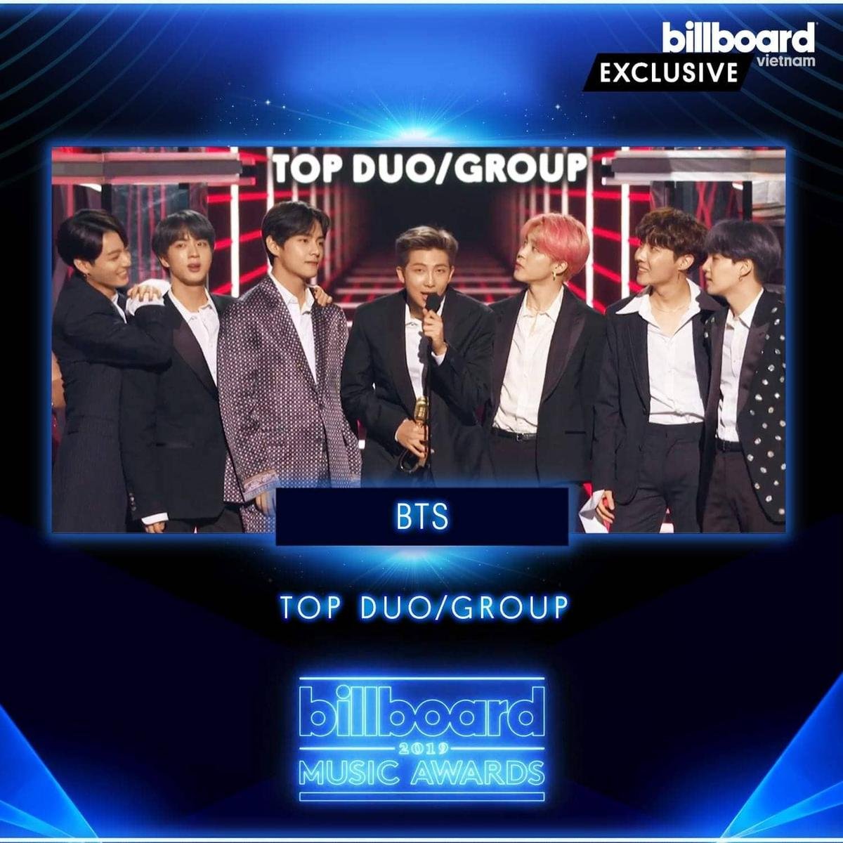 Billboard Music Awards 2019: Lập 'cú đúp' giải thưởng, BTS bắt tay Halsey mang đến sân khấu không thể trọn vẹn hơn Ảnh 10