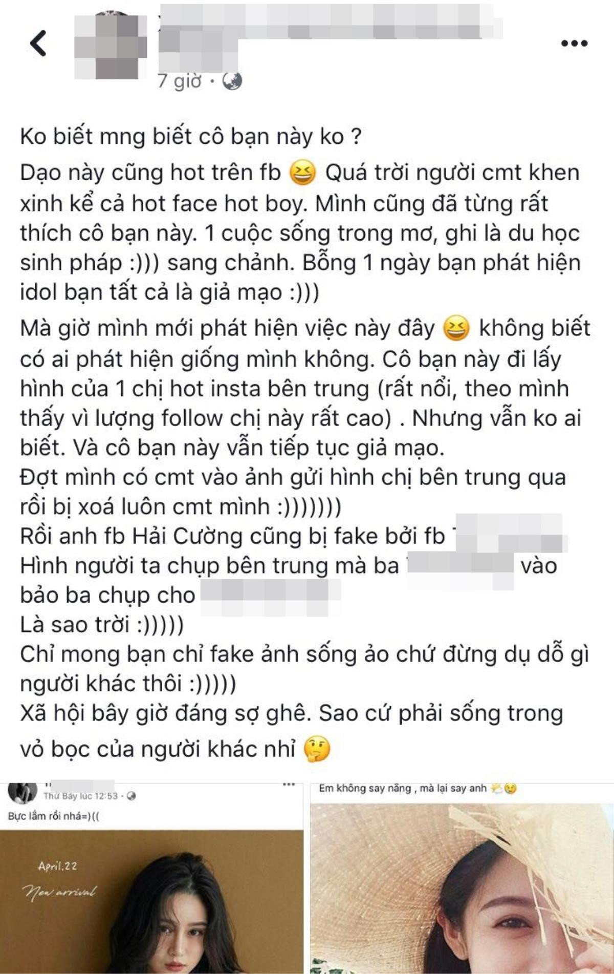 Đỉnh cao sống ảo: Cô gái lấy ảnh hotgirl Trung Quốc, thậm chí cả mẹ người ta… để giả làm du học sinh sang chảnh Ảnh 1