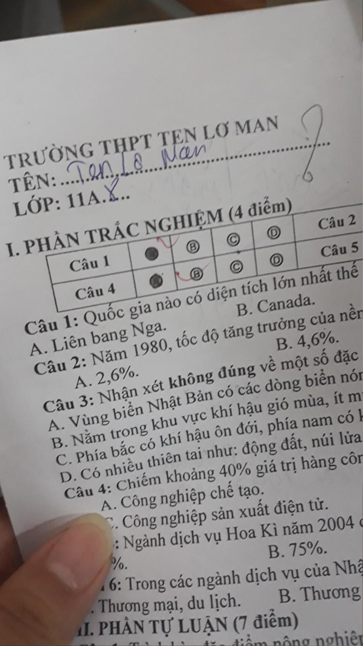 Những khoảnh khắc 'mất não' hài hước khiến bạn gật gù 'ừ đúng, chỉ có thể là học sinh' Ảnh 5