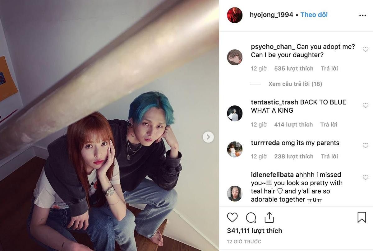 HyunA và E'Dawn đồng loạt khoe ảnh thân mật, tình tứ lên Instagram trong cùng một ngày Ảnh 3