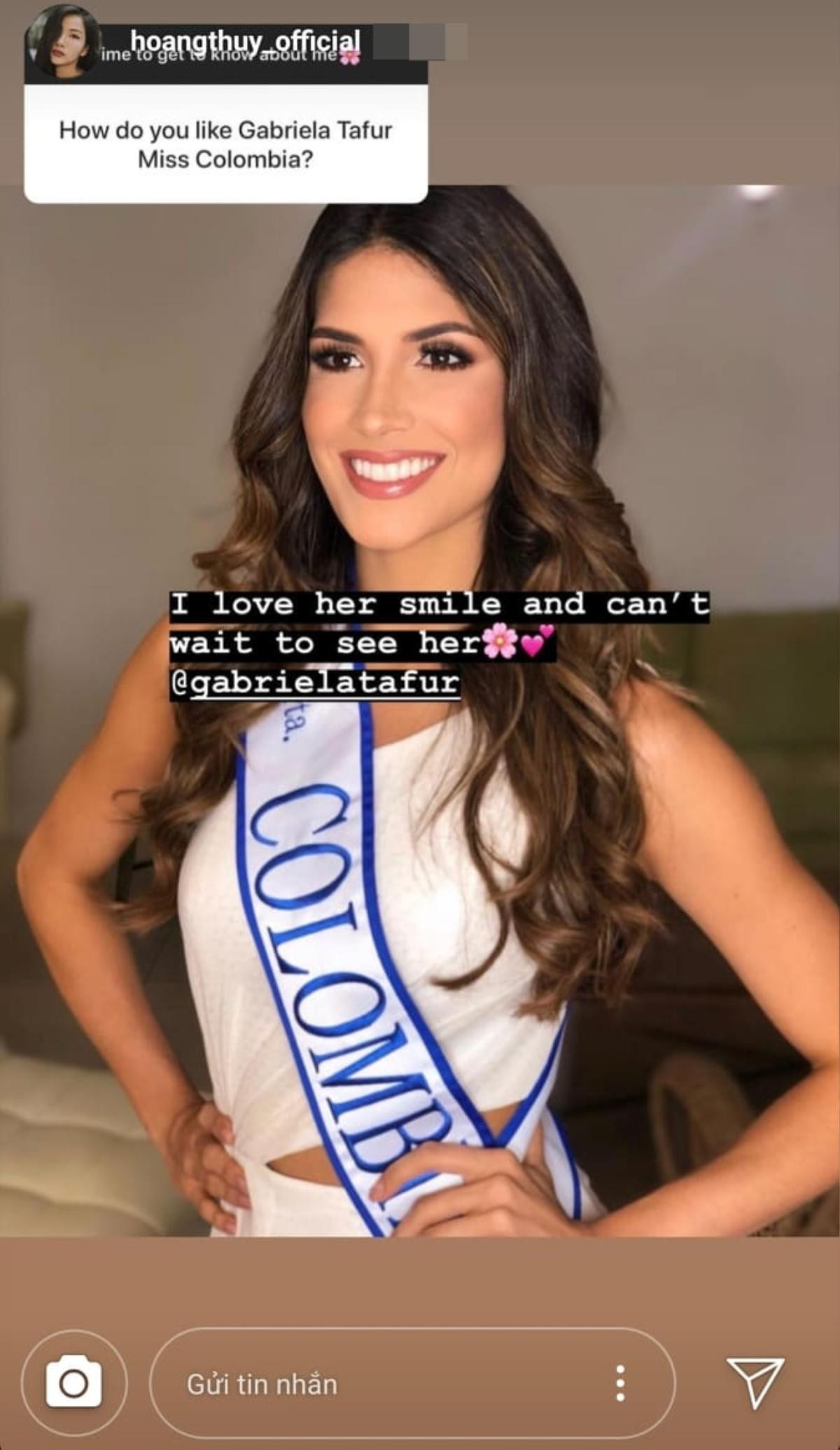 Hoàng Thùy học gấp ca dao - tục ngữ tiếng Anh, sẵn sàng 'đối đầu' Miss Universe Colombia? Ảnh 1