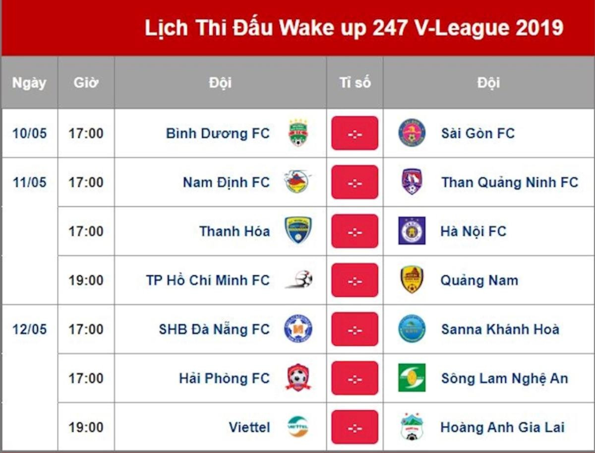 Lịch thi đấu vòng 9 V.League: Bùi Tiến Dũng hồi hương, Văn Toàn đụng Quế Ngọc Hải Ảnh 5