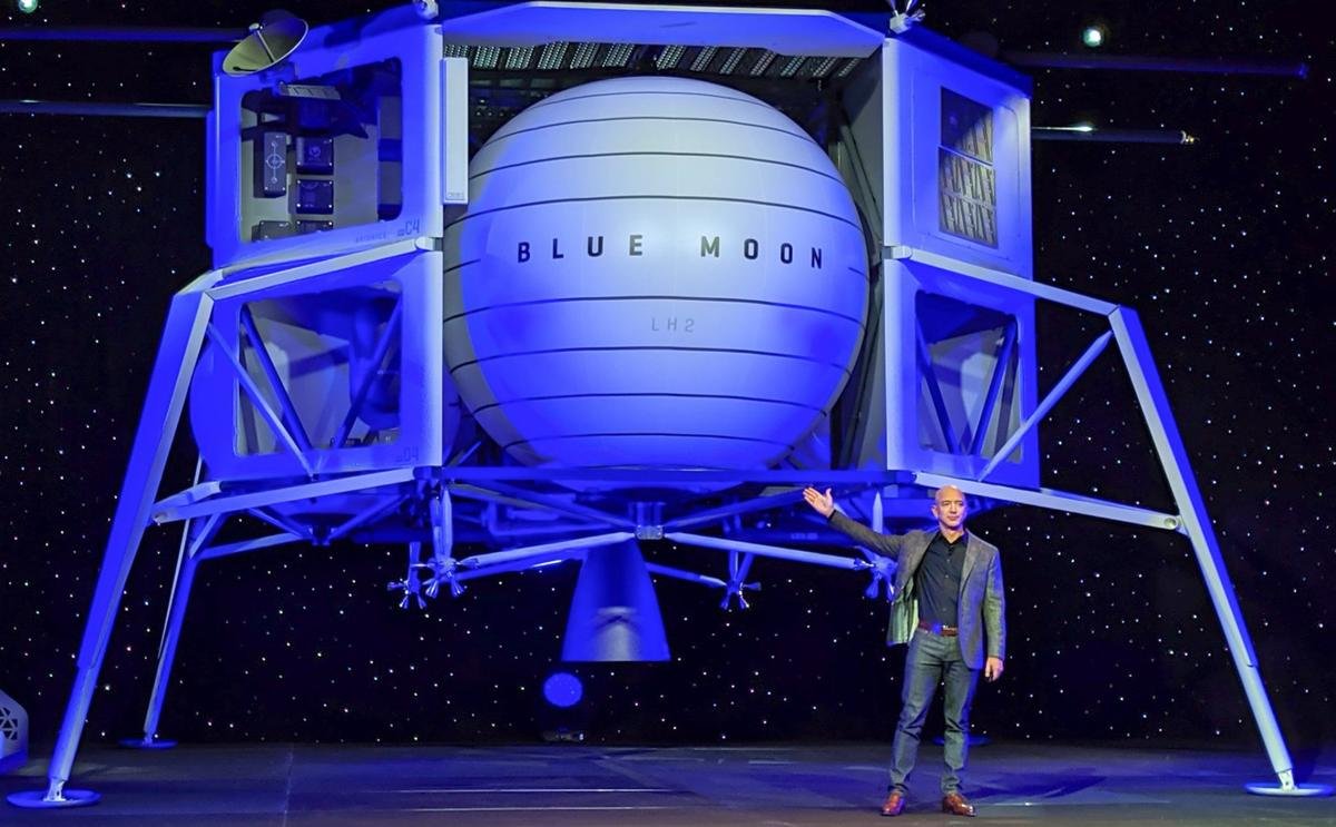 Tỷ phú Jeff Bezos hé lộ tàu vũ trụ Blue Moon