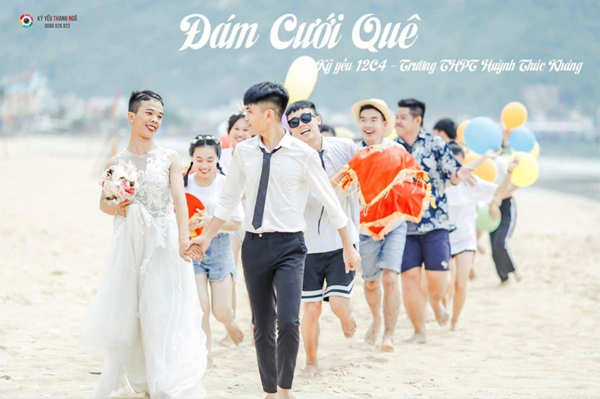 Kỷ yếu 'đám cưới quê' cực dễ thương được dân tình hết lời khen ngợi nhưng bất ngờ nhất lại là vẻ đẹp của 'cô dâu' Ảnh 1