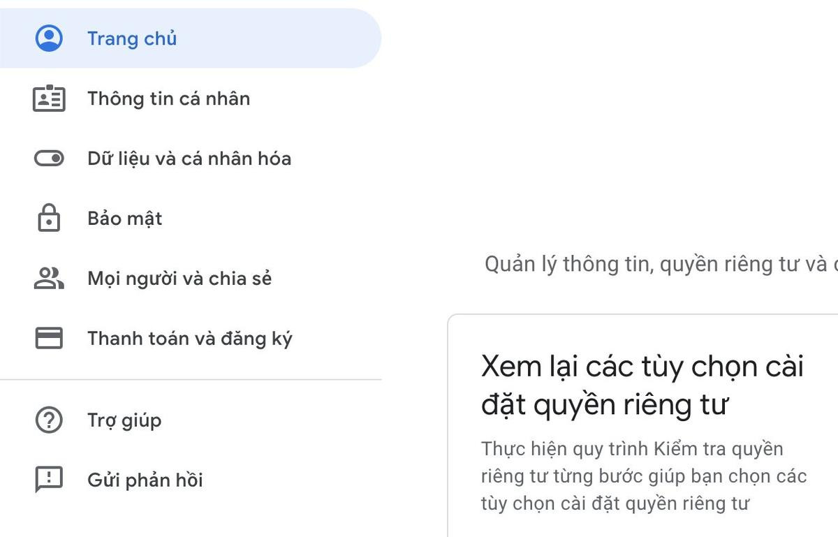 Google thu thập dữ liệu cá nhân