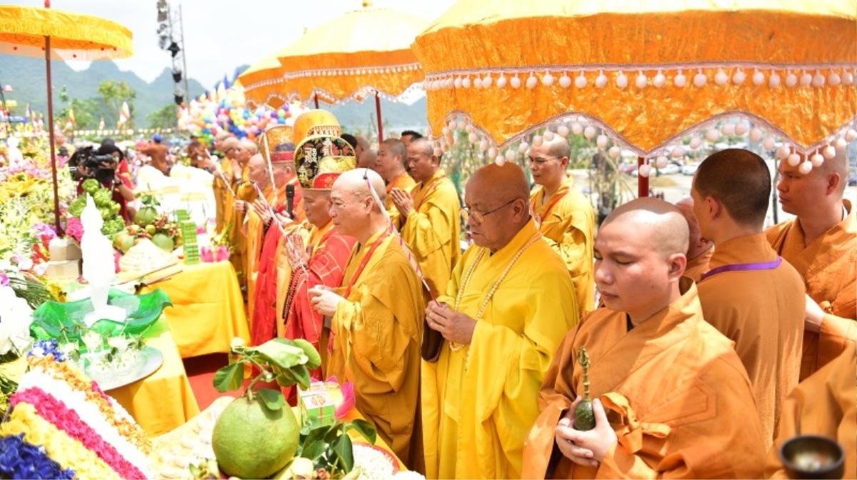 Cận cảnh lễ tắm phật, thả chim bồ câu trong ngày Đại lễ Phật đản Vesak 2019 Ảnh 15