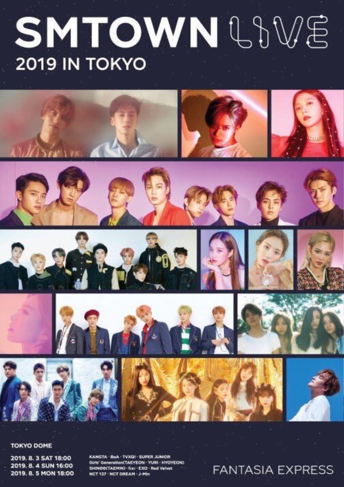 Super Junior, f(x), EXO, Taemin, Red Velvet cùng nhiều nghệ sĩ tề tựu trên sân khấu 'SMTOWN Live 2019' tại Tokyo Ảnh 1