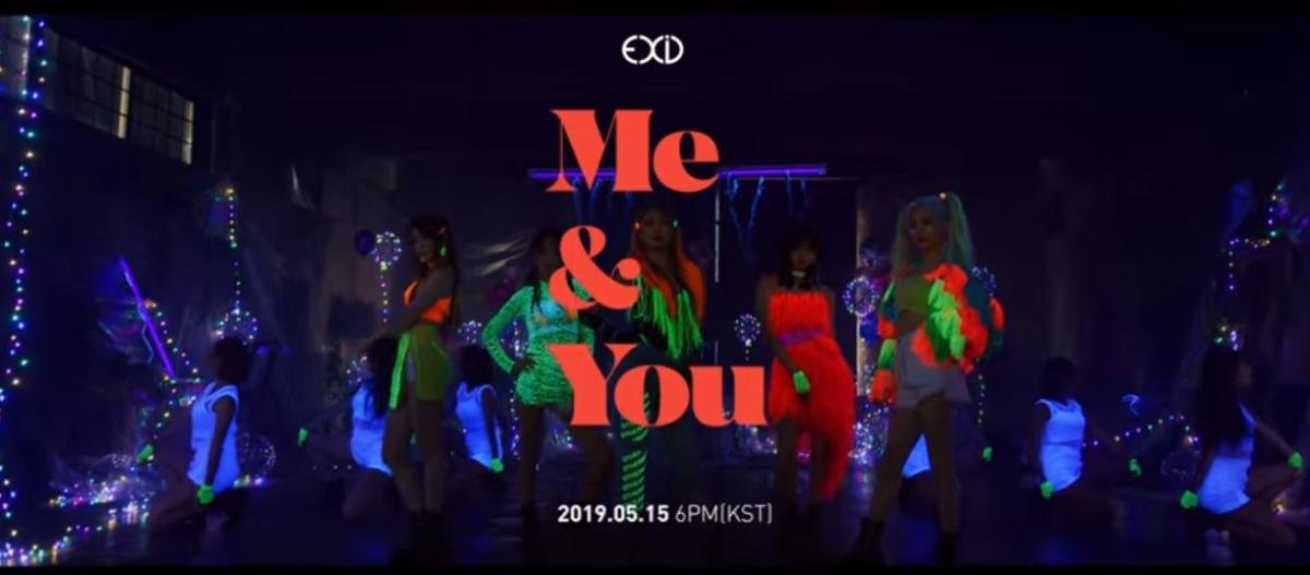 EXID trở lại trong teaser 'ME&YOU' rực sắc màu neon và không liên quan tới loạt concept 'bánh bèo' trước đó Ảnh 1