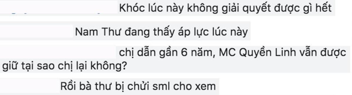 Phản ứng ngược của cư dân mạng về vụ MC Cát Tường: 'Khóc vào lúc này là có ý gì?' Ảnh 4