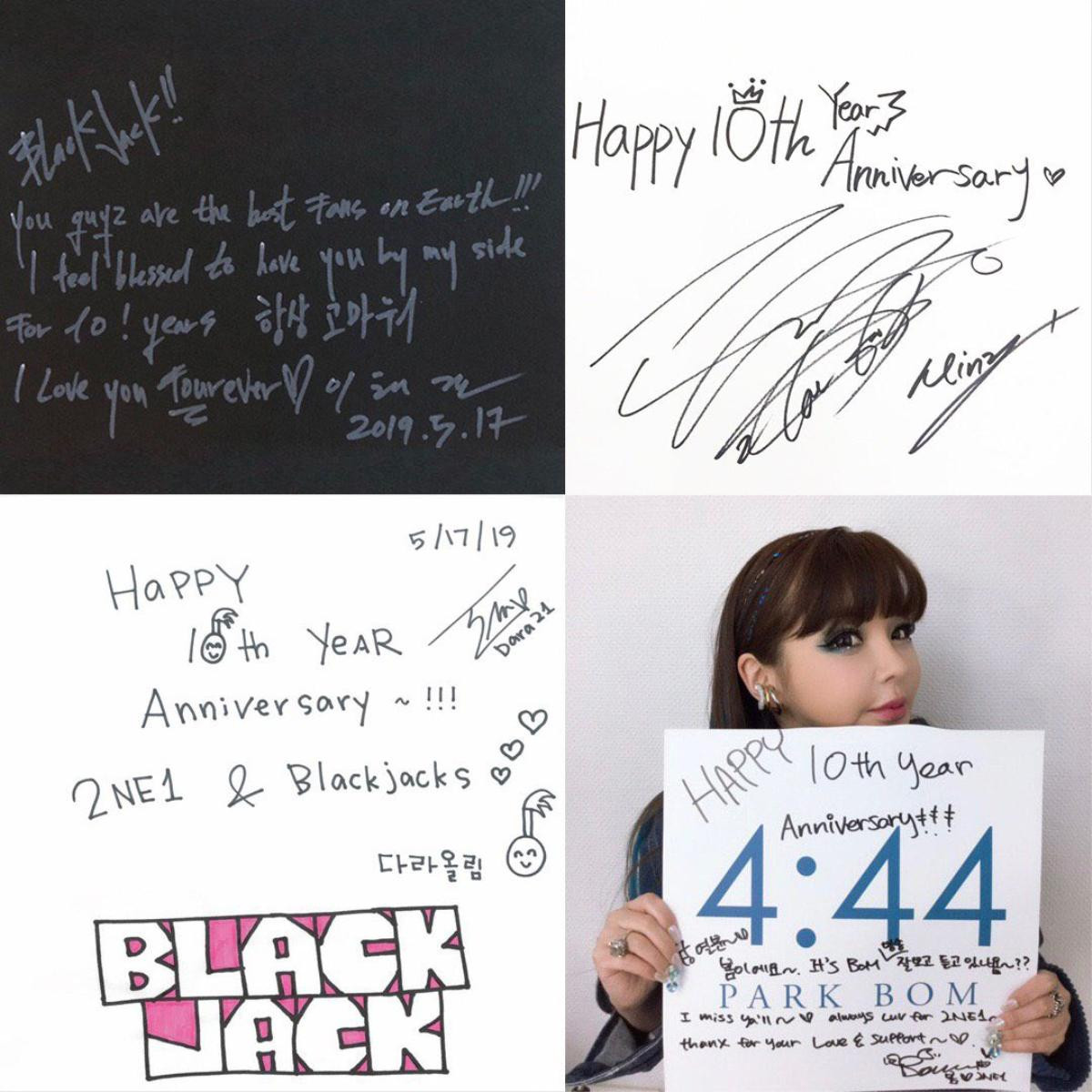 #10yearswith2NE1: 4 thành viên 2NE1 viết thư tay gửi lời cảm ơn người hâm mộ nhân dịp 10 năm ra mắt Ảnh 2