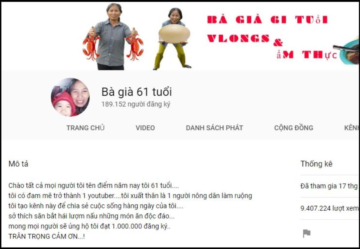 Giản dị, chân chất và không cần giang hồ, những kênh Youtube Việt này vẫn có hàng triệu view! Ảnh 4