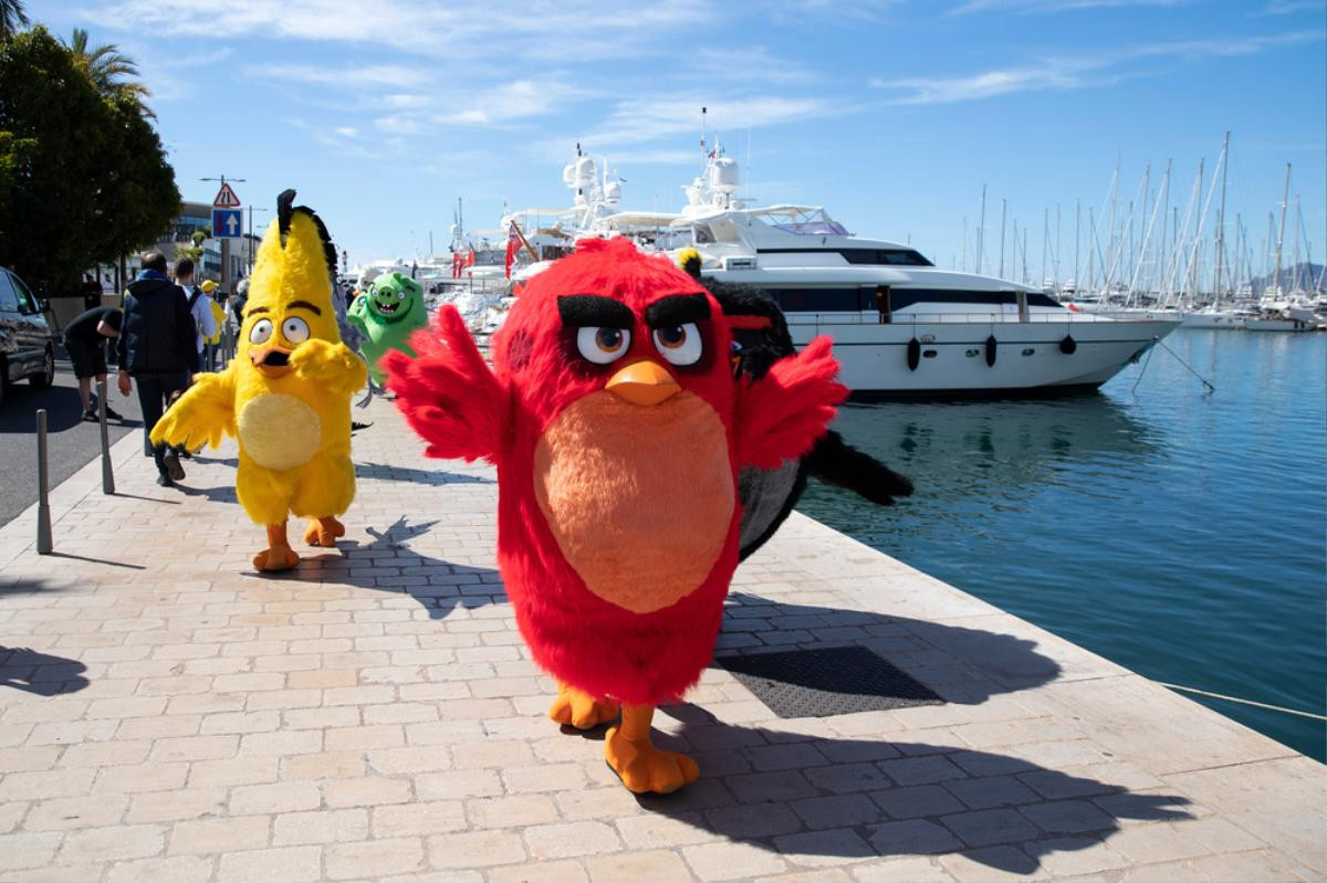 Angry Birds 2 quảng bá tại LHP Cannes 2019, chim điên và lợn gây náo loạn thảm đỏ vì quá đáng yêu Ảnh 12